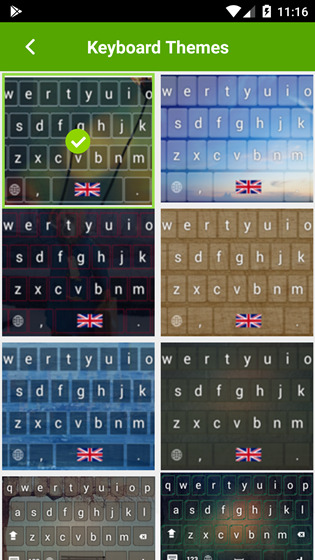 Our work: Keyboard Appp