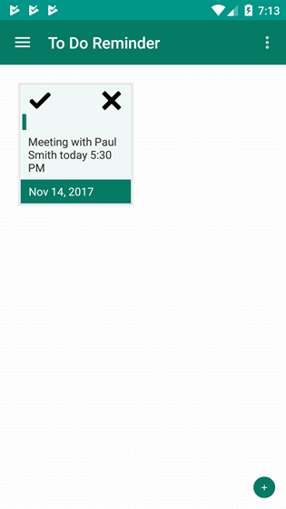 Our work: Remind App